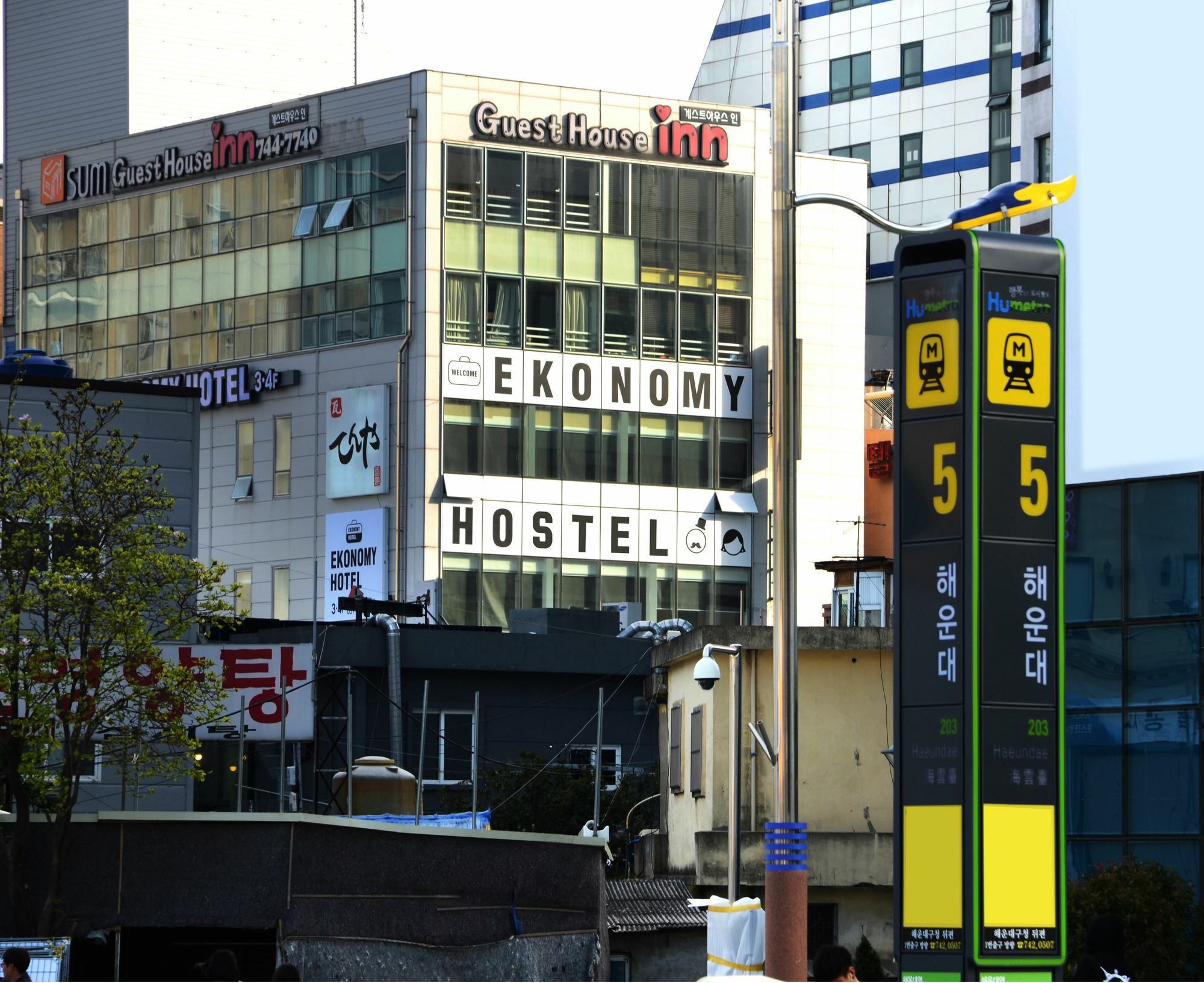 Ekonomy Haeundae Hostel Busan Eksteriør billede